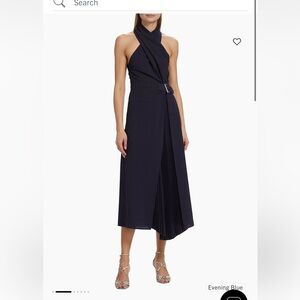 A.L.C buckled Fiona Midi Dress